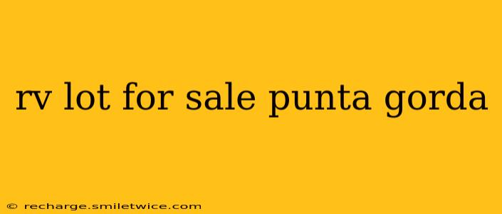 rv lot for sale punta gorda