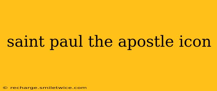 saint paul the apostle icon