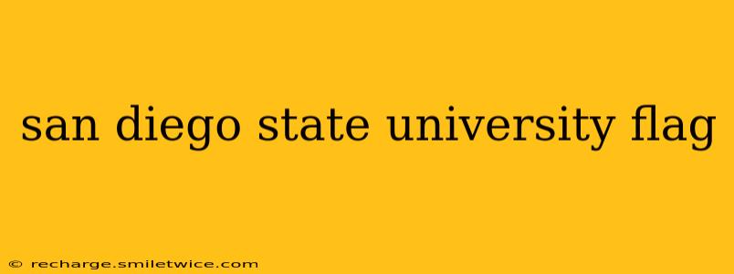 san diego state university flag