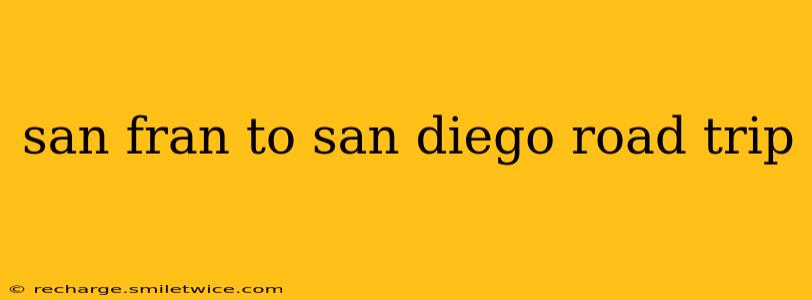 san fran to san diego road trip