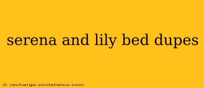 serena and lily bed dupes