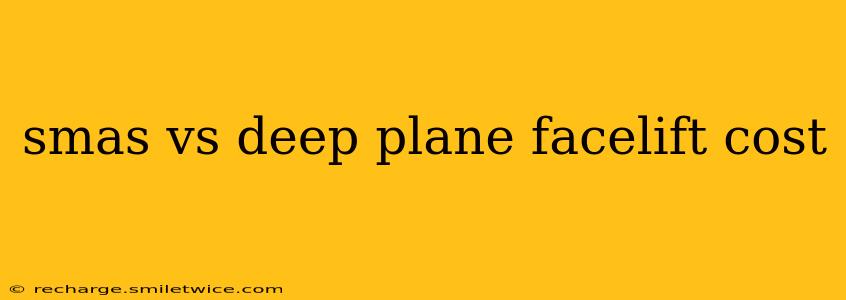 smas vs deep plane facelift cost