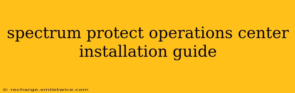 spectrum protect operations center installation guide