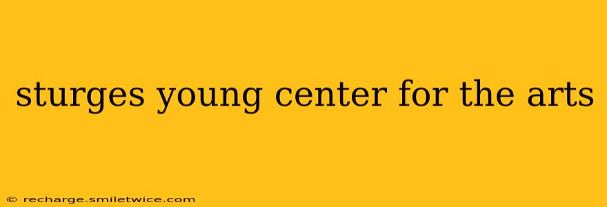 sturges young center for the arts