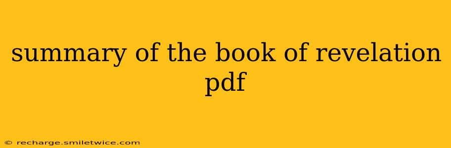 summary of the book of revelation pdf