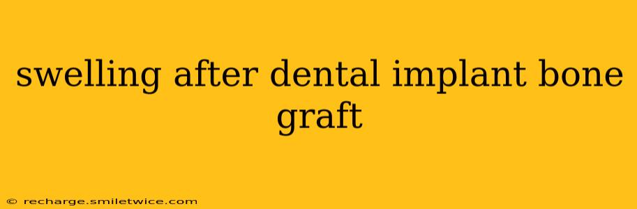 swelling after dental implant bone graft