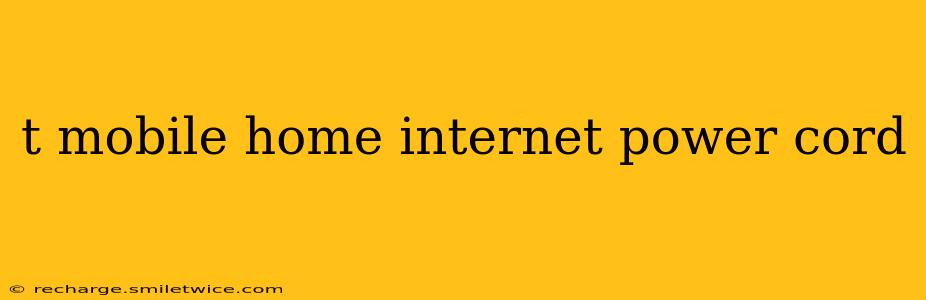 t mobile home internet power cord