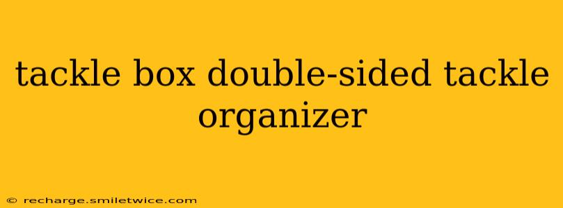 tackle box double-sided tackle organizer