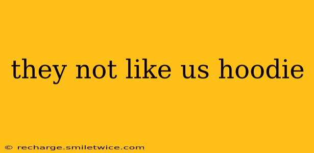 they not like us hoodie