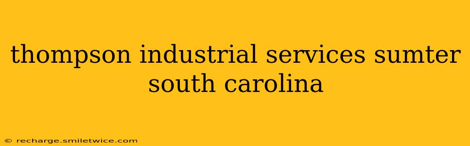 thompson industrial services sumter south carolina