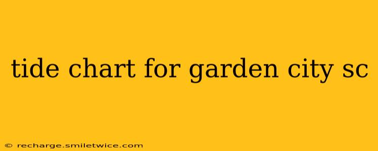 tide chart for garden city sc