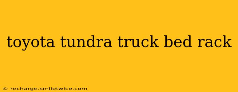 toyota tundra truck bed rack