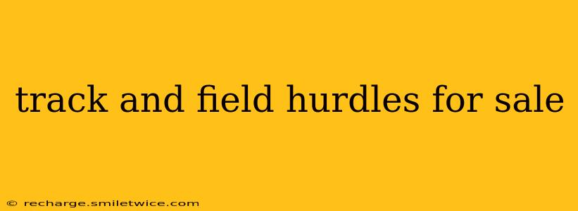 track and field hurdles for sale
