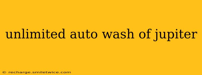 unlimited auto wash of jupiter