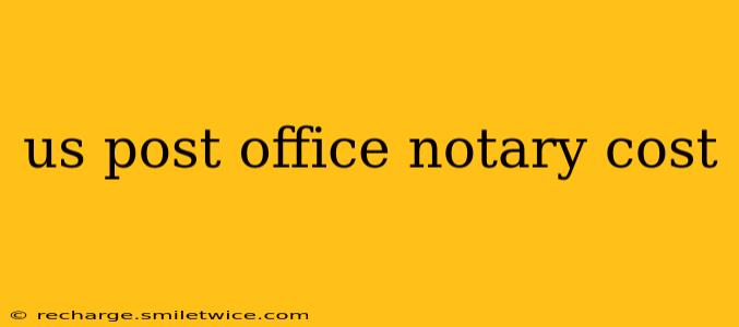 us post office notary cost