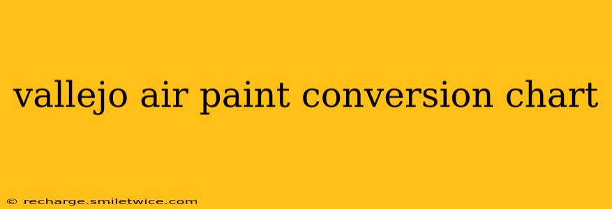 vallejo air paint conversion chart