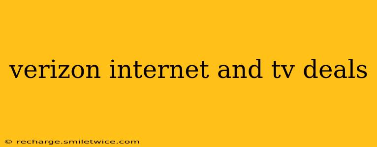 verizon internet and tv deals