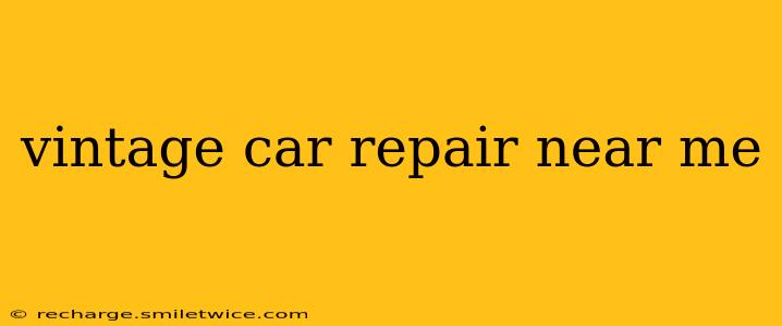 vintage car repair near me
