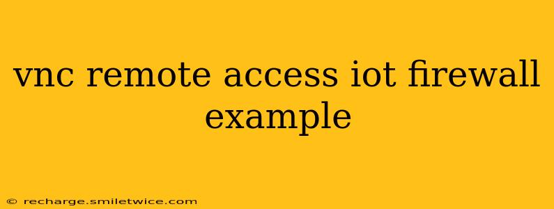 vnc remote access iot firewall example