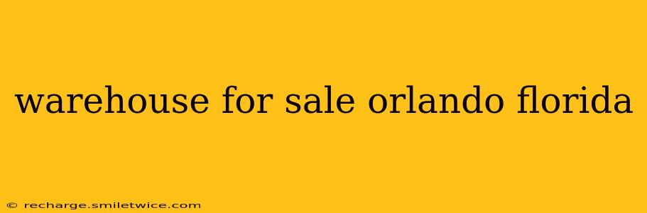 warehouse for sale orlando florida