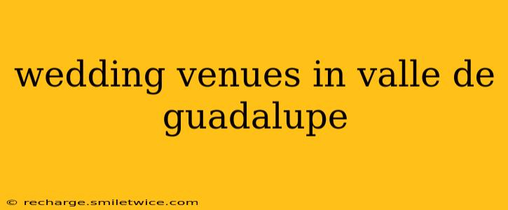 wedding venues in valle de guadalupe