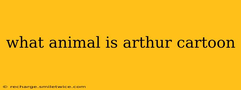 what animal is arthur cartoon