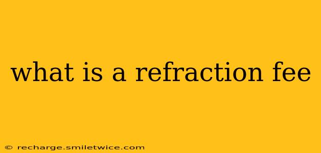 what is a refraction fee