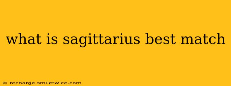 what is sagittarius best match