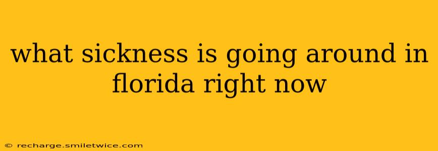 what sickness is going around in florida right now
