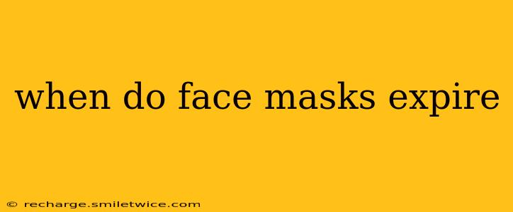 when do face masks expire