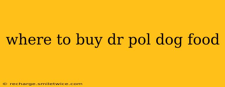 where to buy dr pol dog food