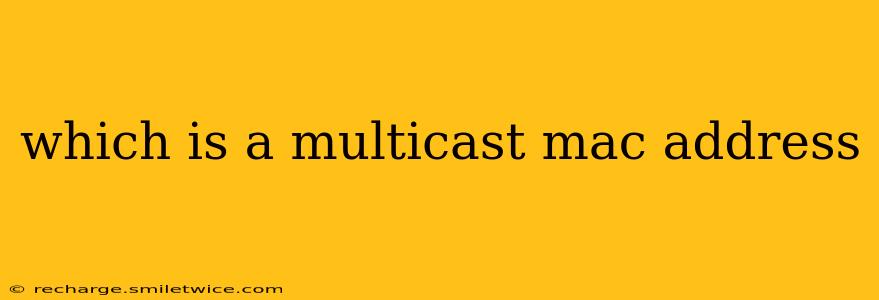 which is a multicast mac address