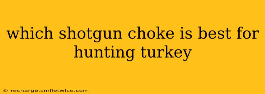 which shotgun choke is best for hunting turkey