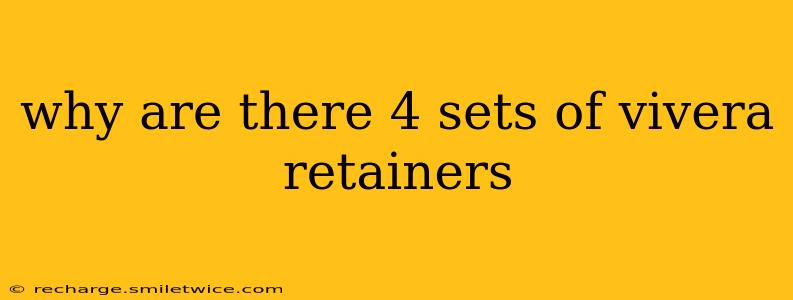 why are there 4 sets of vivera retainers