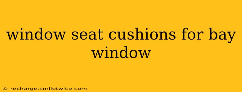 window seat cushions for bay window