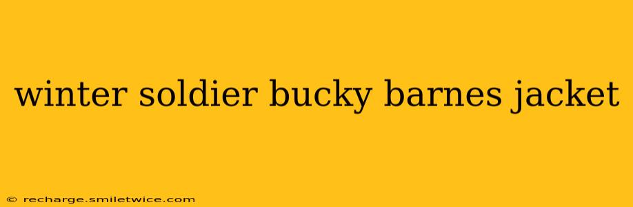 winter soldier bucky barnes jacket