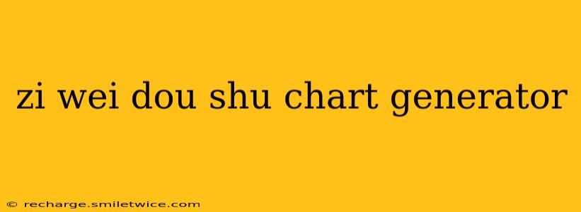 zi wei dou shu chart generator